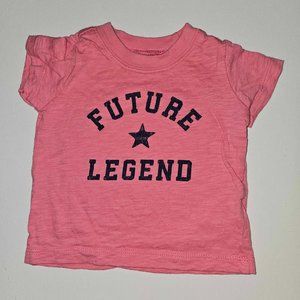 Carter's baby "Future Legend" Pink Cotton T-shirt (6 months)